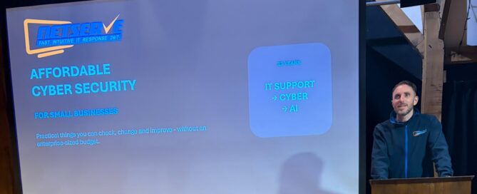 Will Bellows, Managing Director, Netserve - presenting at the FSB event