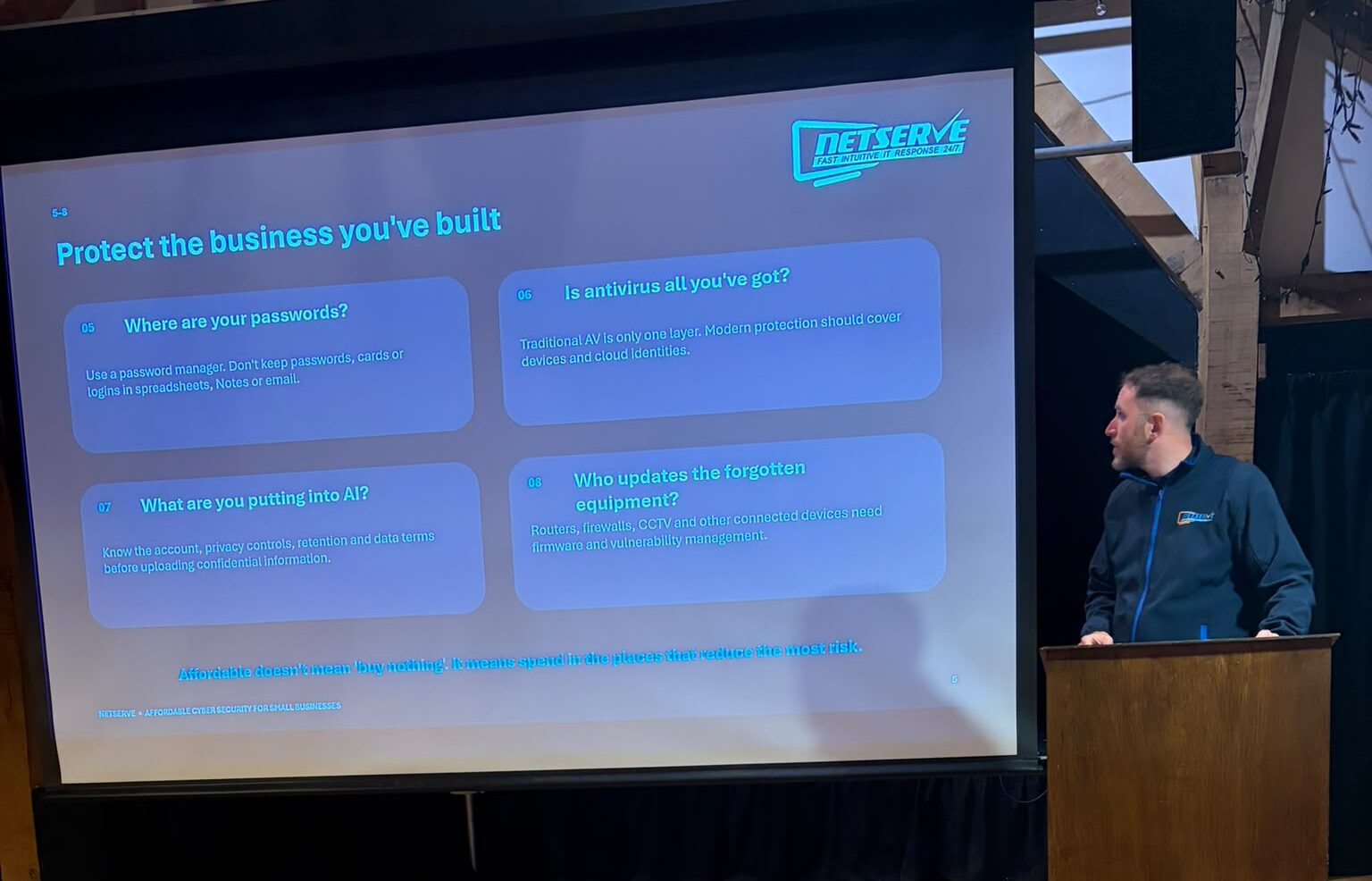 Points 5–8: protecting the business you've built